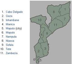 Mozambique map